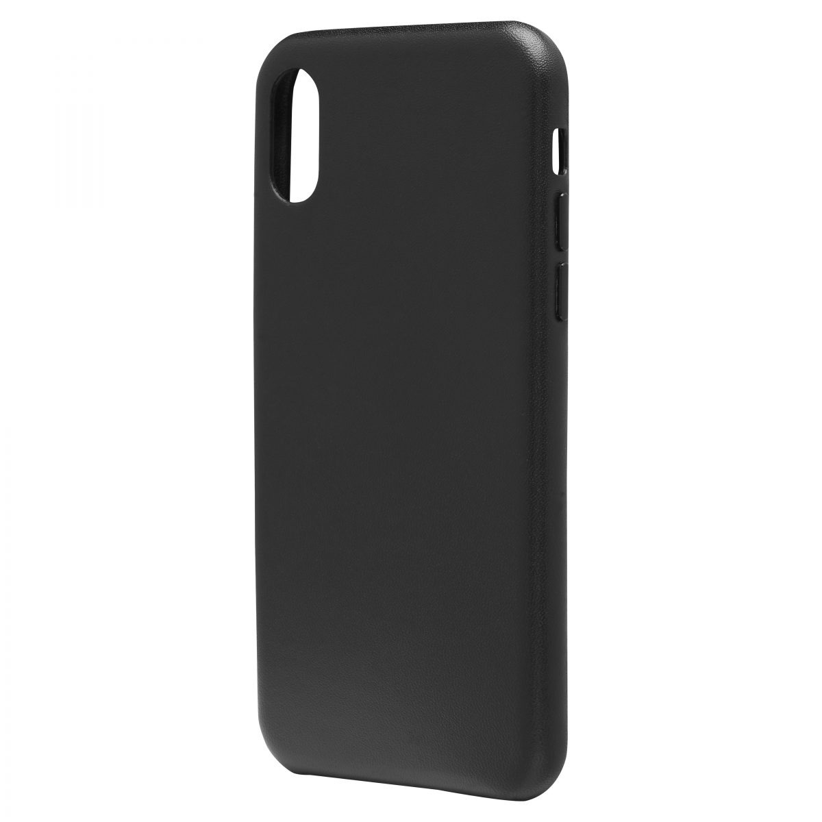 

Накладка силикон TPU Leather Case для iPhone X/Xs Black, Черный