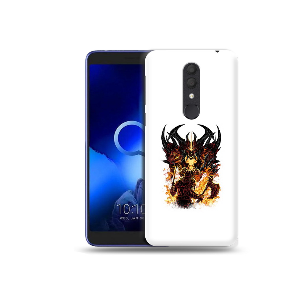 

Чехол MyPads Tocco для Alcatel 1X демон shadow fiend (PT133941.659.318), Прозрачный, Tocco