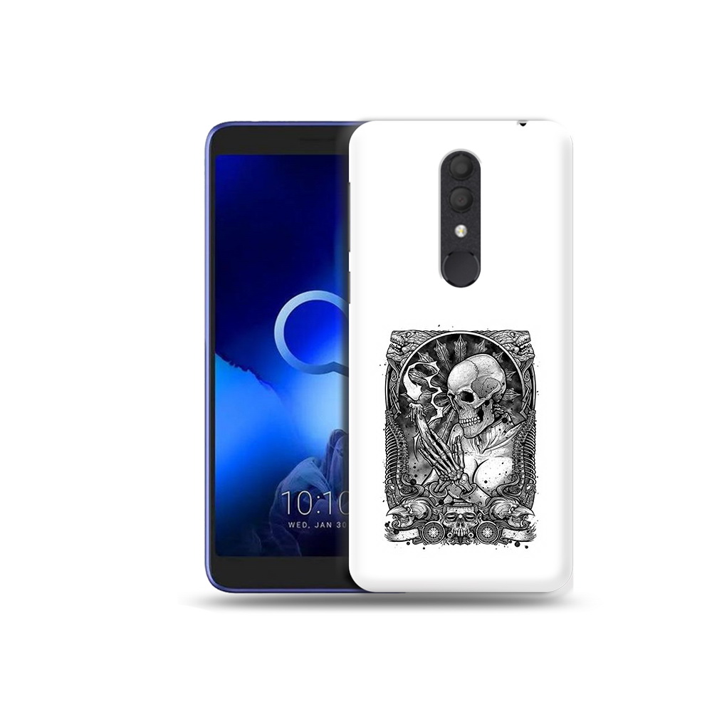 

Чехол MyPads Tocco для Alcatel 1X девушка скелет (PT133941.659.316), Прозрачный, Tocco