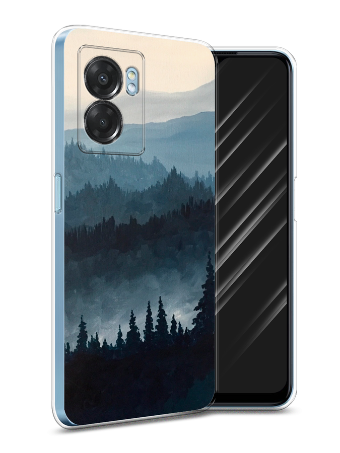 

Чехол Awog на Oppo A57 5G/A56s/OnePlus Nord N300 5G "Туманные горы", Разноцветный, 2510250-4