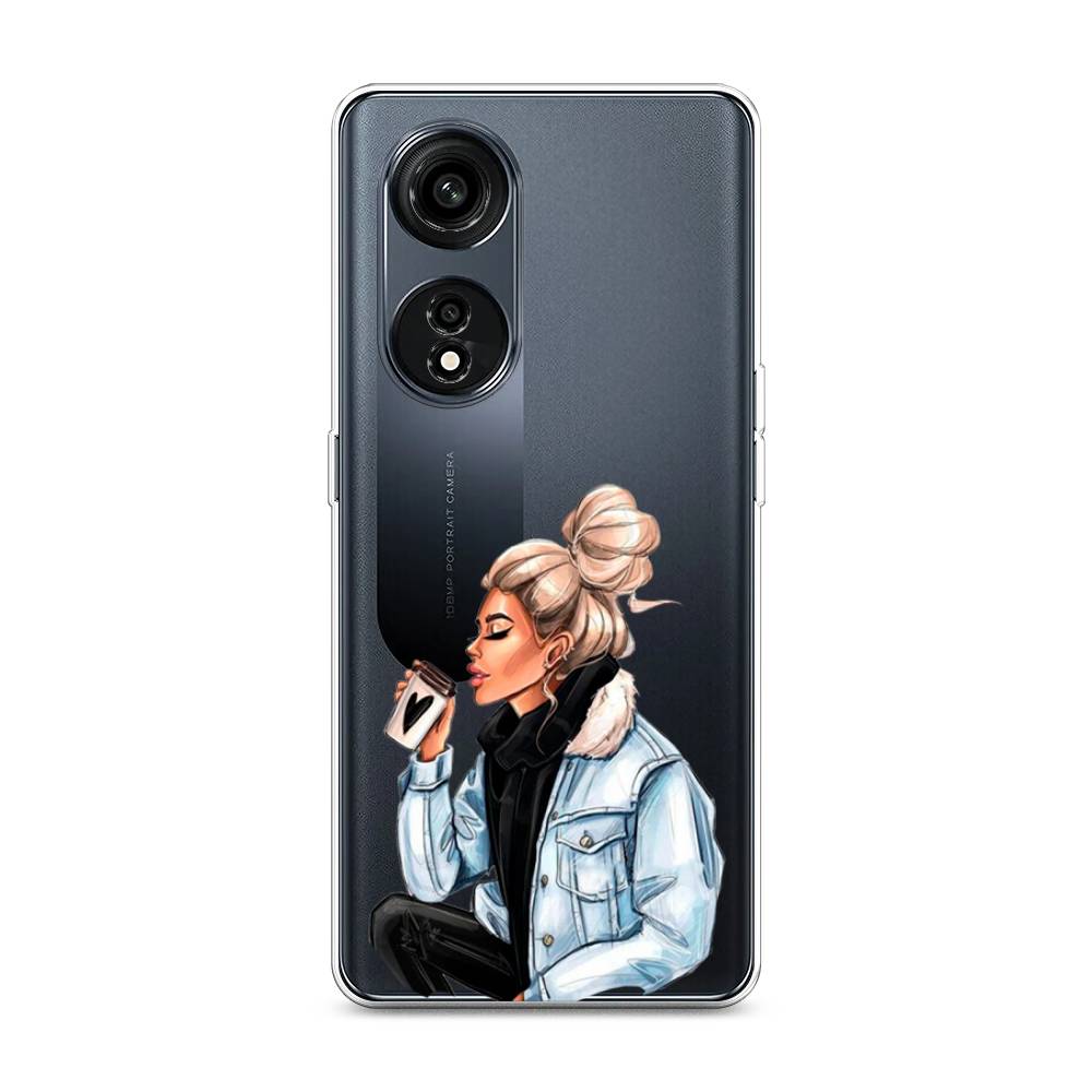 

Чехол Awog на Oppo A1 Pro "Cute girl", Бежевый;черный;голубой, 2512250-7