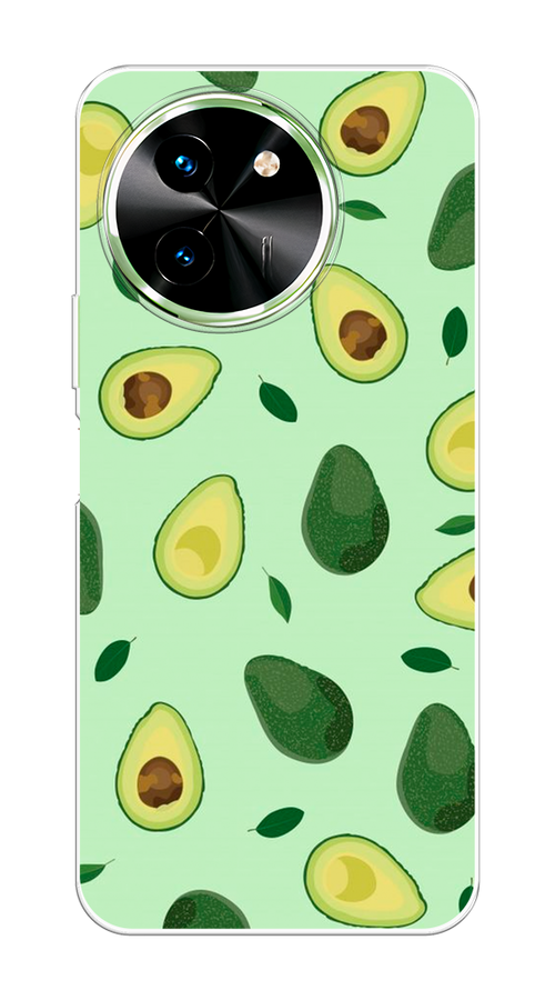 

Чехол на Vivo T3x/Y38 5G "Blue avocado", Коричневый;зеленый, 2610650-1