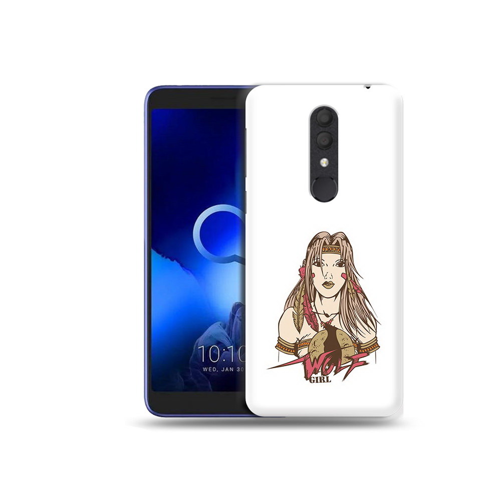 

Чехол MyPads Tocco для Alcatel 1X девушка волк (PT133941.659.306), Прозрачный, Tocco