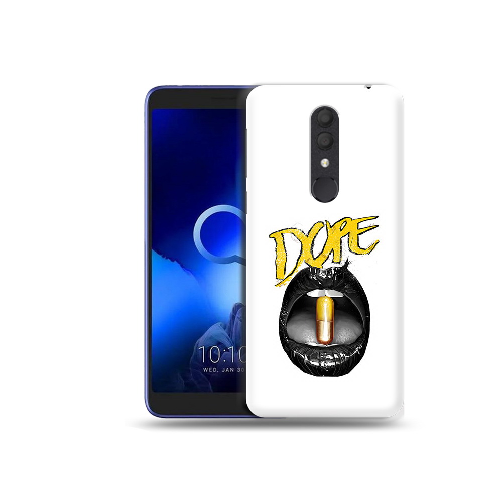 

Чехол MyPads Tocco для Alcatel 1X губы (PT133941.659.303), Прозрачный, Tocco