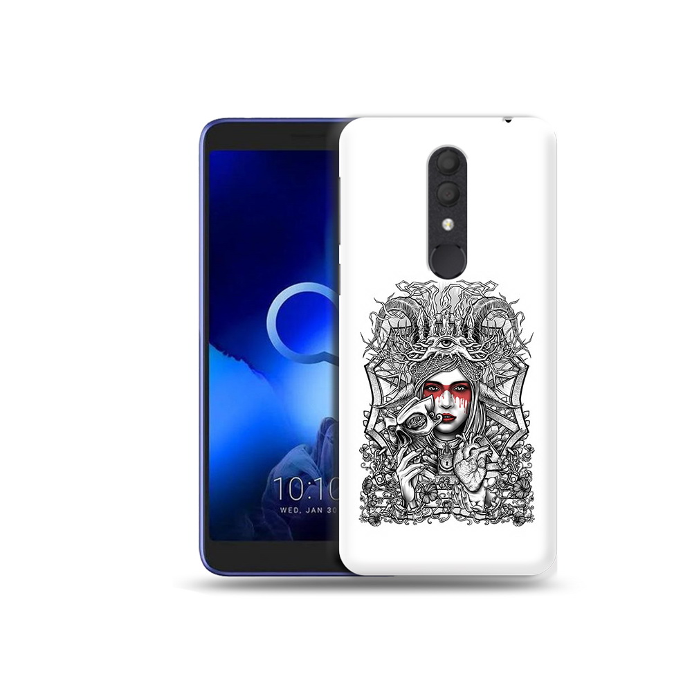 

Чехол MyPads Tocco для Alcatel 1X грусная девушка (PT133941.659.302), Прозрачный, Tocco