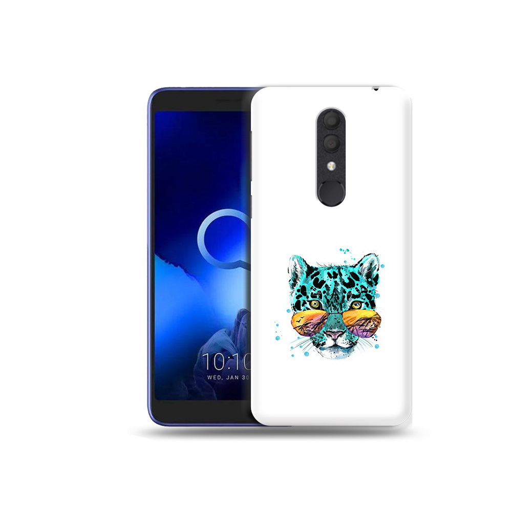 

Чехол MyPads Tocco для Alcatel 1X голубой лео (PT133941.659.294), Прозрачный, Tocco