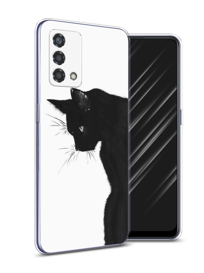 

Чехол Awog на Oppo Reno 6 Lite "Black cat", Разноцветный, 259550-1