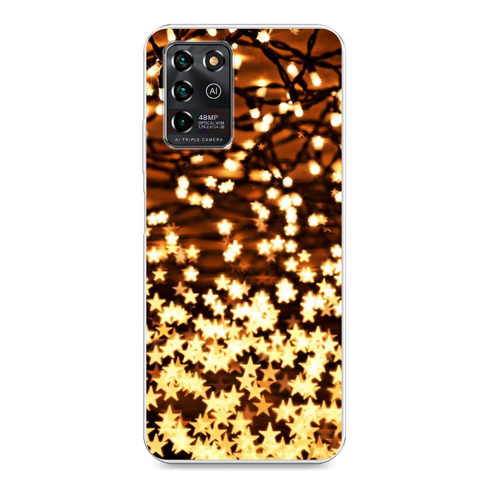 

Чехол для ZTE Blade V30 Vita "Новогодняя гирлянда", Золотистый, 135050-5