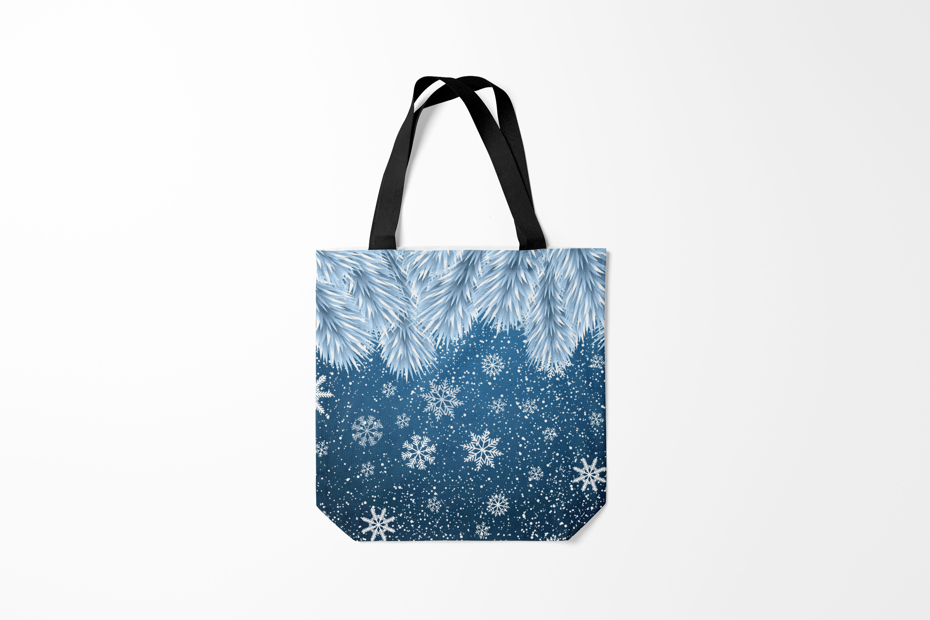 

Сумка шoппер унисекс Burnettie Новый год Снежное Настроенние, синий, Новый год Снежное Настроенние