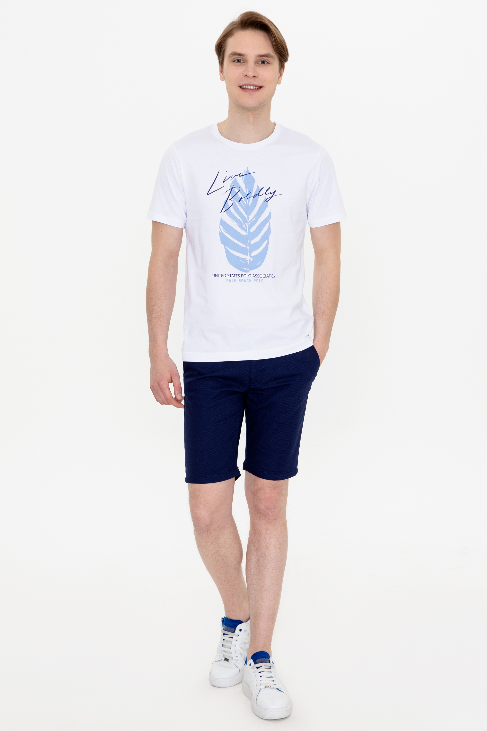 

Шорты мужские U.S. POLO Assn. G081GL0310DESTA синие 32, Синий, G081GL0310DESTA