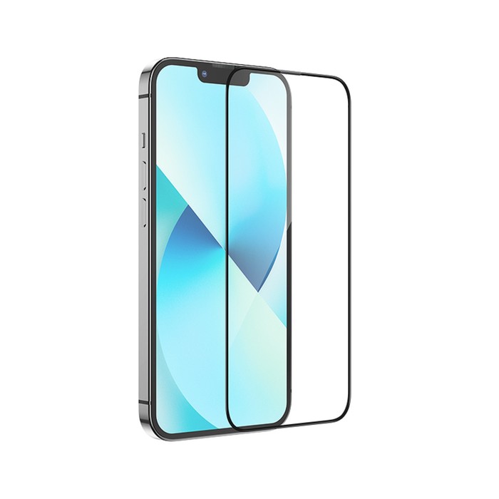 

Защитное стекло Hoco A26, для iPhone 13/13 Pro,с сеткой для микрофона, черная рамка, A26, для iPhone 13/13 Pro,с сеткой для микрофона, черная рамка