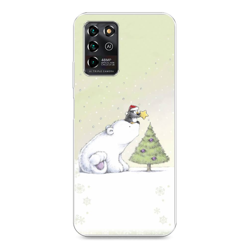 

Чехол для ZTE Blade V30 Vita "Украшение елки", Белый;бежевый, 135050-5