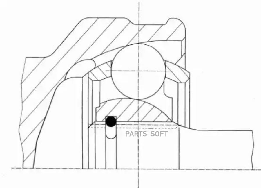 

305241_Шрус Наружный К-Кт Nissan Micra 1.5D/1.4-1.6I 03> Gkn-Spidan 305241