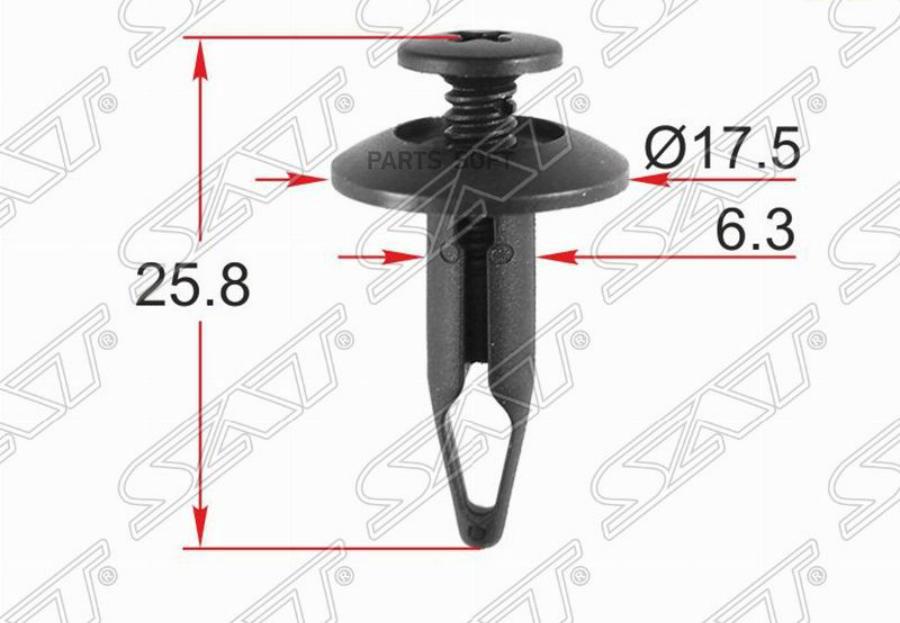 

SAT ST-M12416 Клипса крепежная FORD 1 шт. 1шт