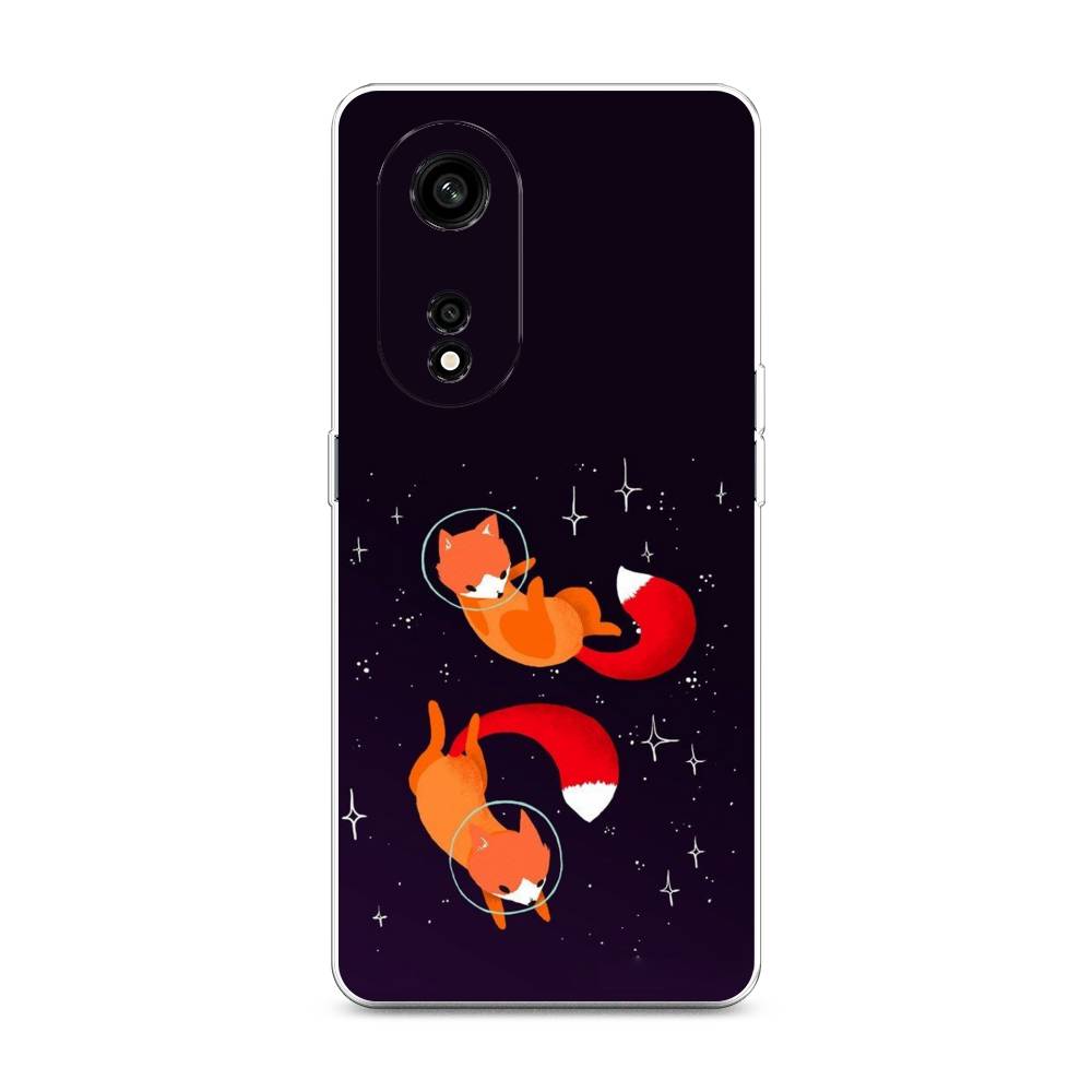 

Чехол Awog на Oppo A1 Pro "Лисы космонавты", Оранжевый, 2512250-4