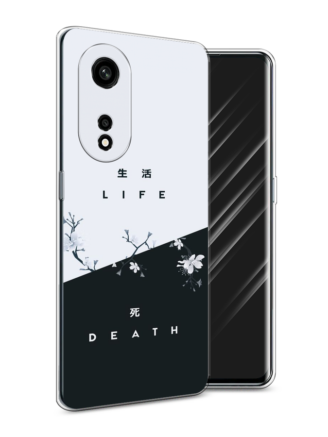 

Чехол Awog на Oppo A1 Pro "Life and death", Черный;серый, 2512250-7