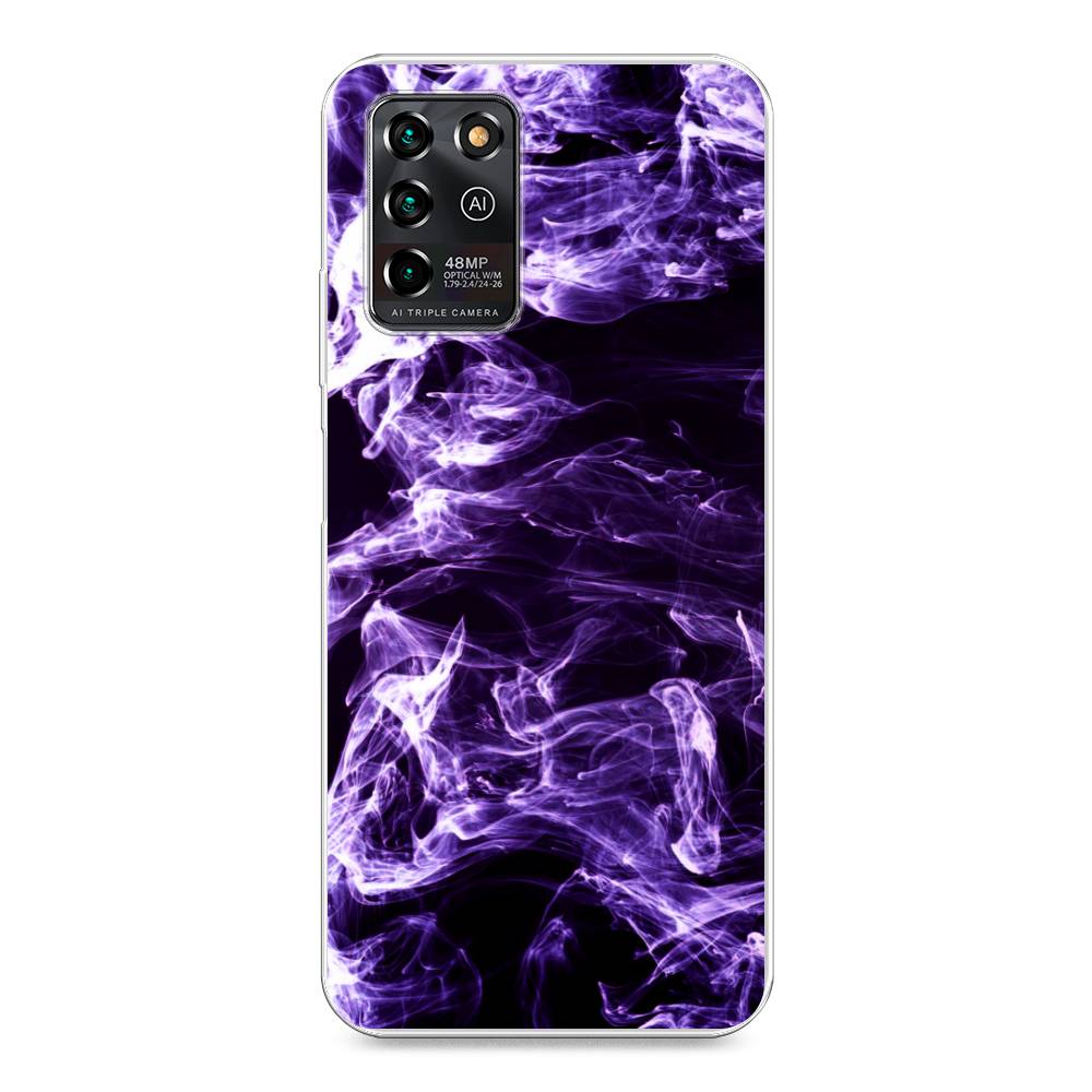 

Чехол для ZTE Blade V30 Vita "Фиолетовый дым", Фиолетовый;белый;черный, 135050-3