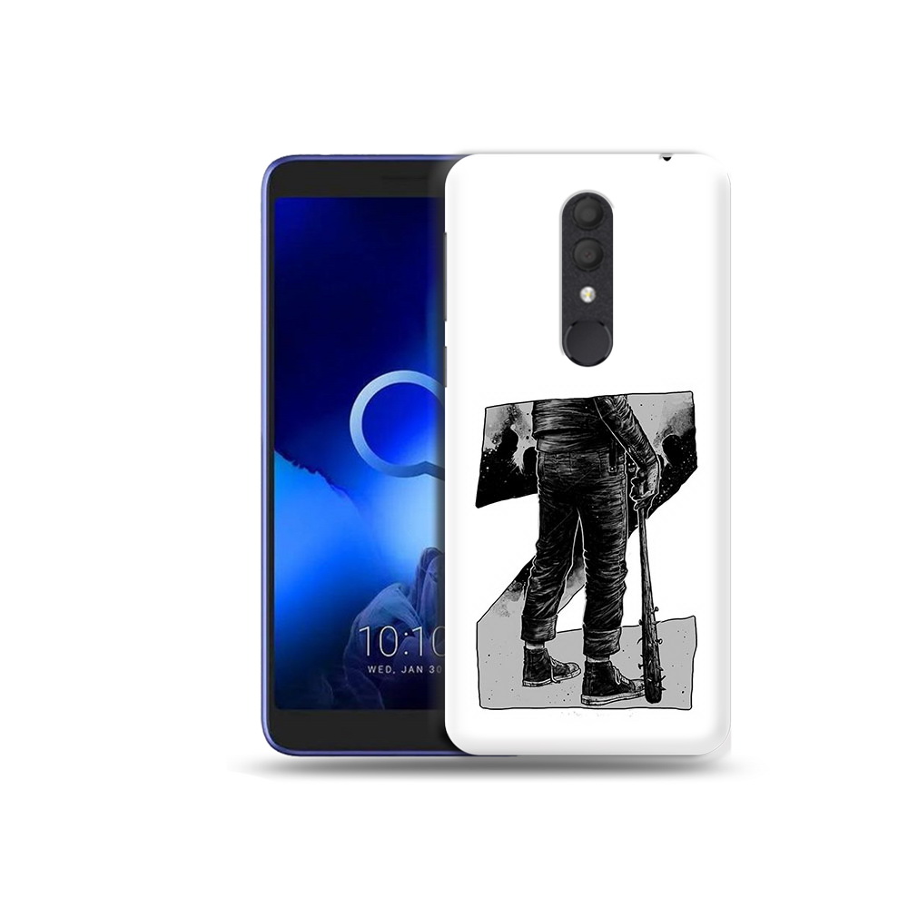 

Чехол MyPads Tocco для Alcatel 1X воин черно белый (PT133941.659.265), Tocco
