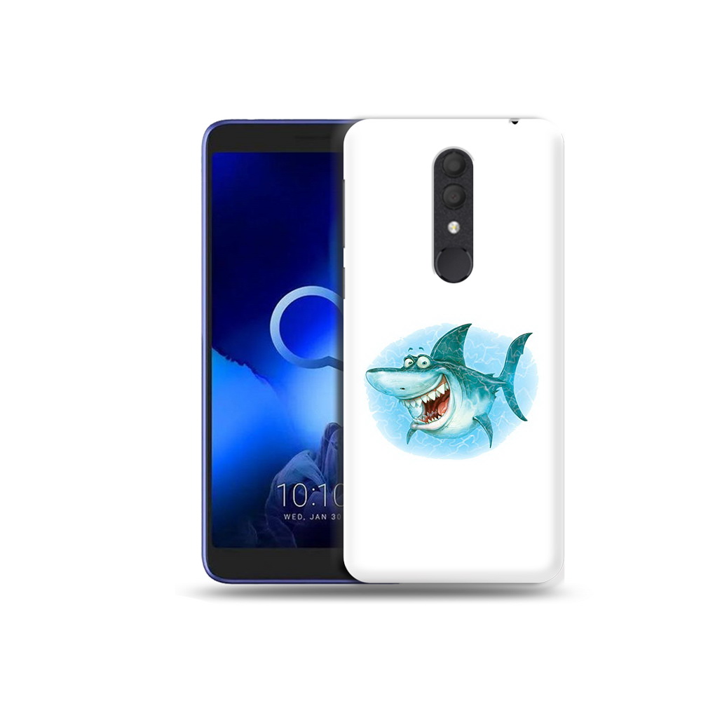 

Чехол MyPads Tocco для Alcatel 1X веселая акула (PT133941.659.261), Прозрачный, Tocco