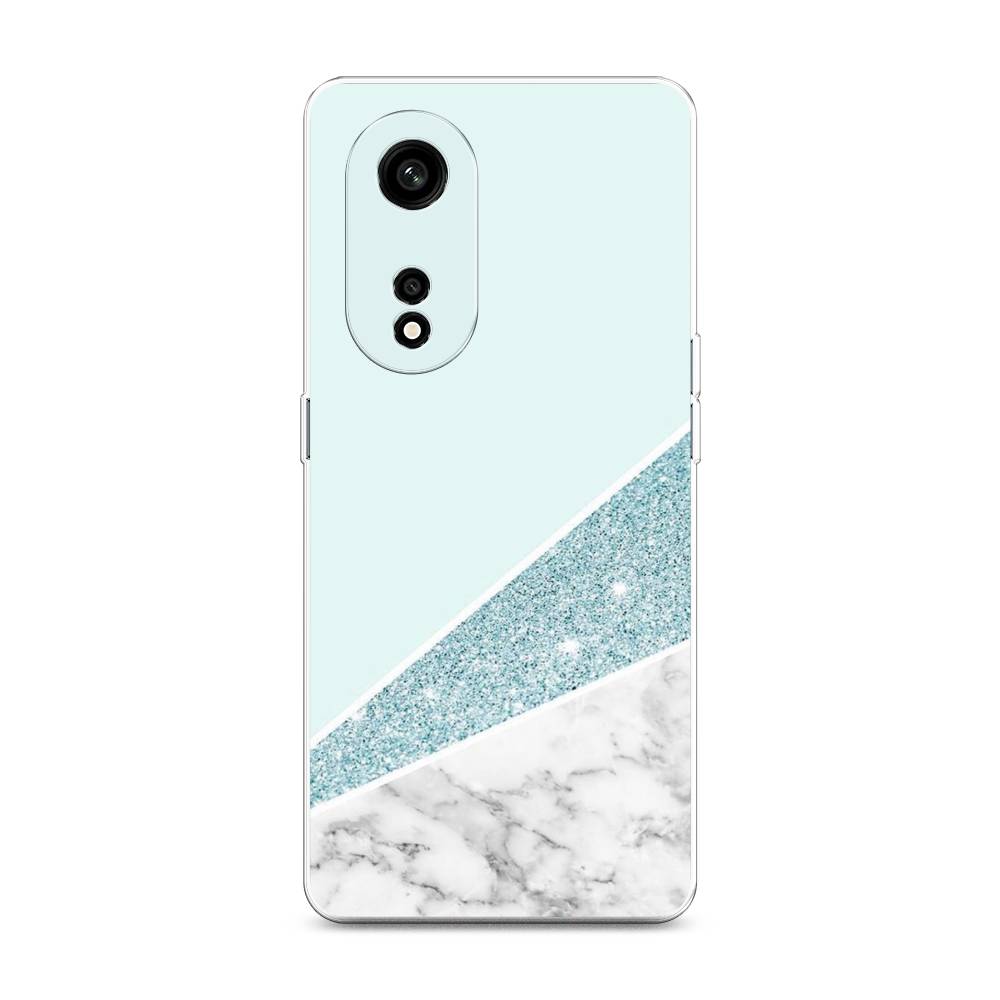 

Чехол Awog на Oppo A1 Pro "Мрамор с голубыми блестками", Голубой;белый, 2512250-3