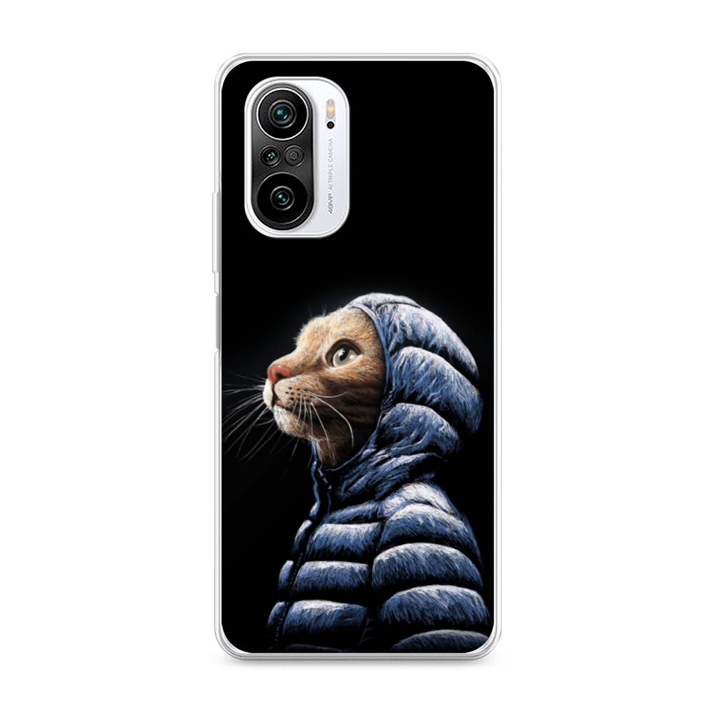 

Чехол Awog на Xiaomi Redmi K40 "Кот в капюшоне", Разноцветный, 310950-2