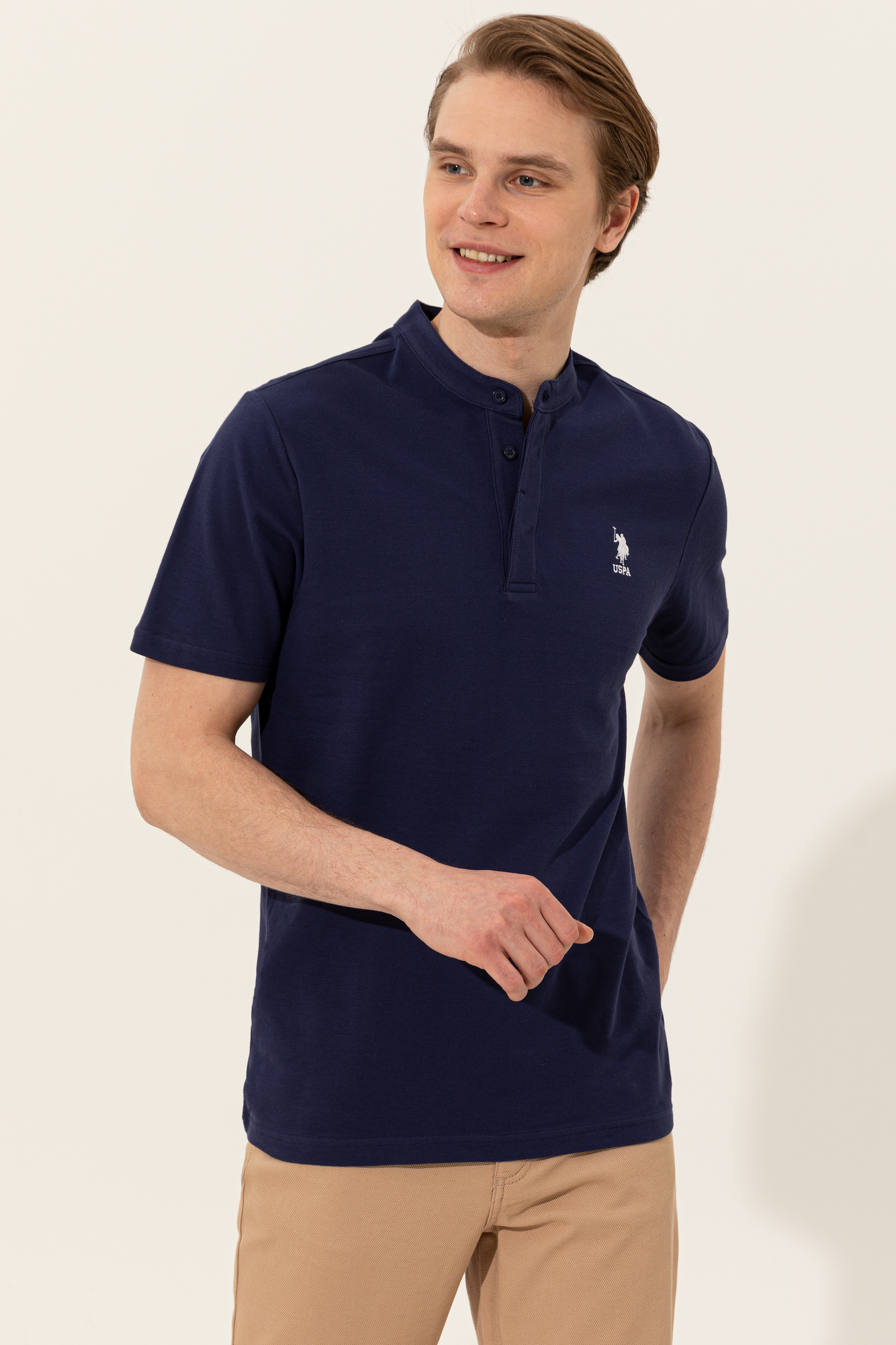 

Футболка мужская U.S. POLO Assn. G081GL0110SANCHOIY022 синяя S, G081GL0110SANCHOIY022