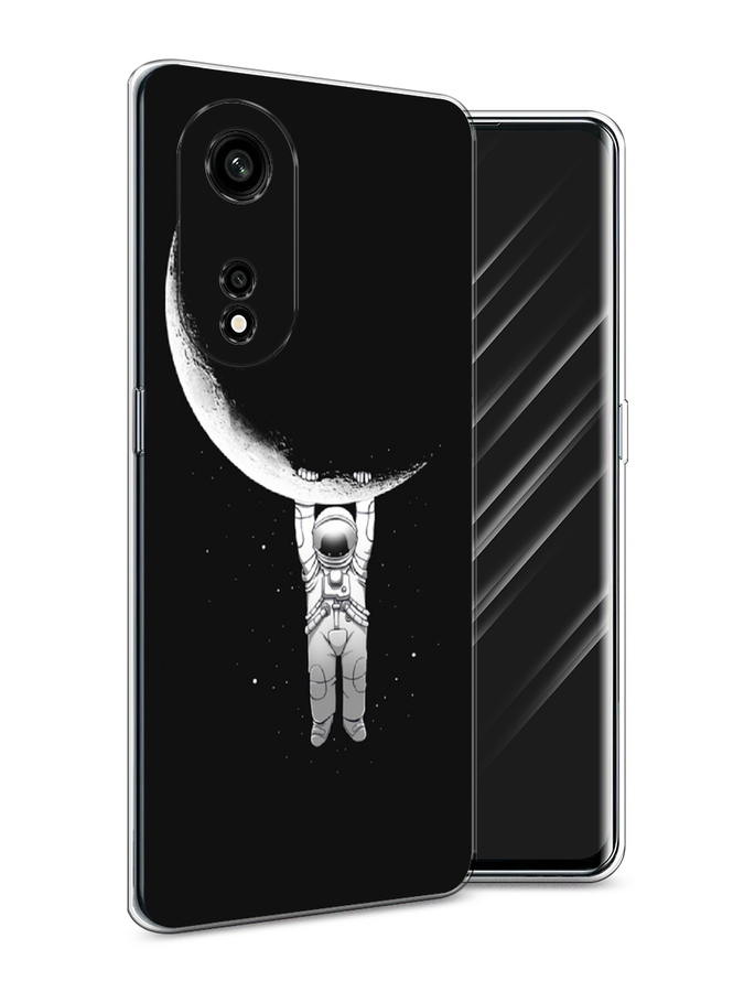 

Чехол Awog на Oppo A1 Pro "Космонавт", Белый;черный, 2512250-4