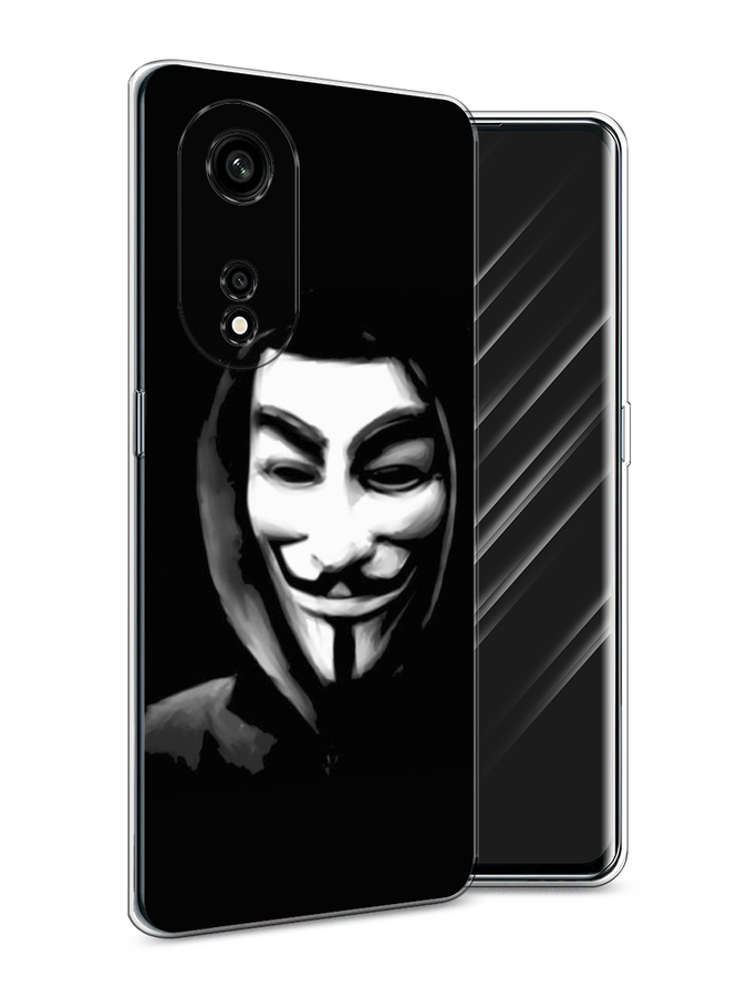 

Чехол Awog на Oppo A1 Pro "Анонимус", Черный;серый;белый, 2512250-5