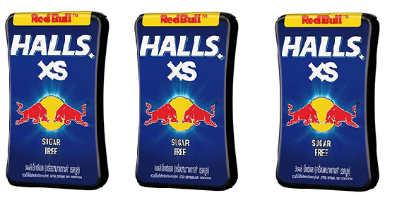 

Леденцы Halls Xs Red Bull Холлс Ред Булл, 3 шт. х 13,5г, Леденцы