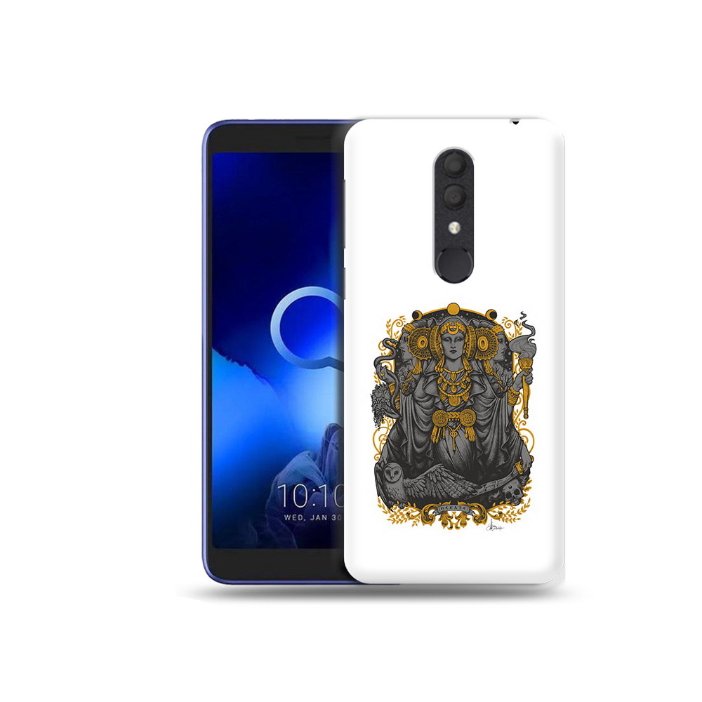 

Чехол MyPads Tocco для Alcatel 1X божество с золотыми элементами (PT133941.659.241), Прозрачный, Tocco