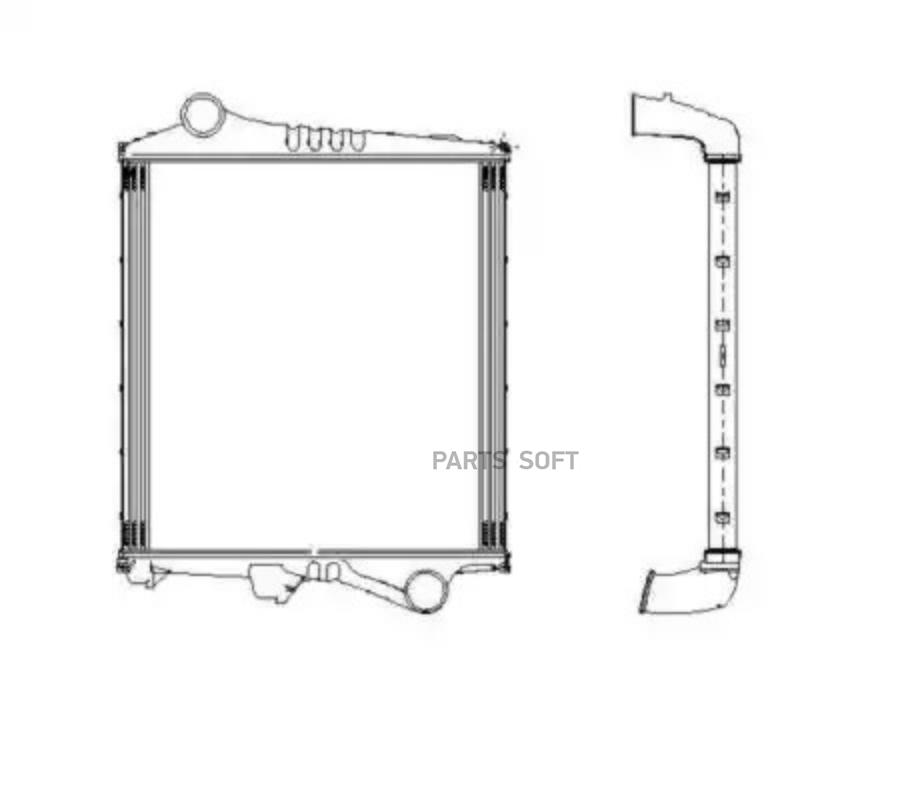 

NRF NRF 309304_интеркулер 910x897x62 \Volvo FH 520 05