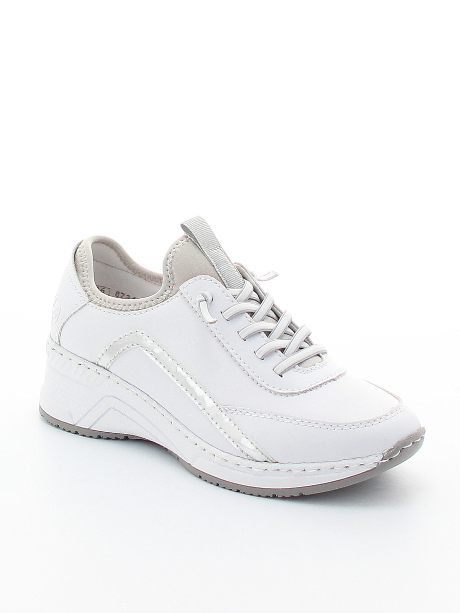 

Кроссовки женские Rieker 225 белые 10 US, Белый, 225