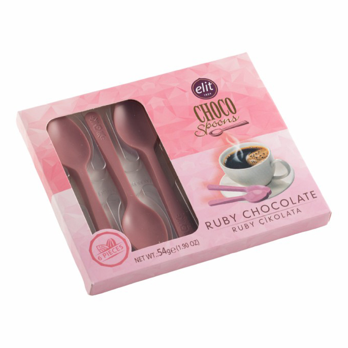 

Шоколад фигурный Elit 1924 Choco Spoons рубиновый 54 г
