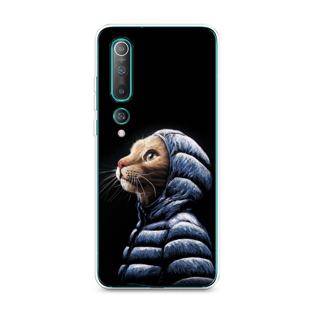 

Чехол Awog на Xiaomi Mi 10 Pro "Кот в капюшоне", Разноцветный, 37850-2