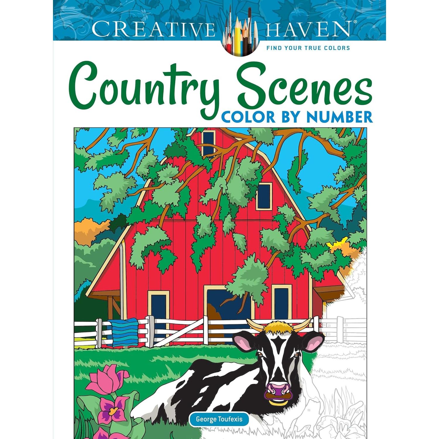 

Creative Haven Country Scenes Color by Number. Toufexis George