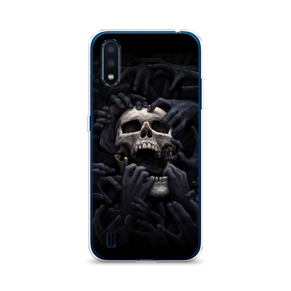 

Чехол Awog на Samsung Galaxy M01 / Самсунг M01 "Череп 29", Черный;серый, 2101150-9