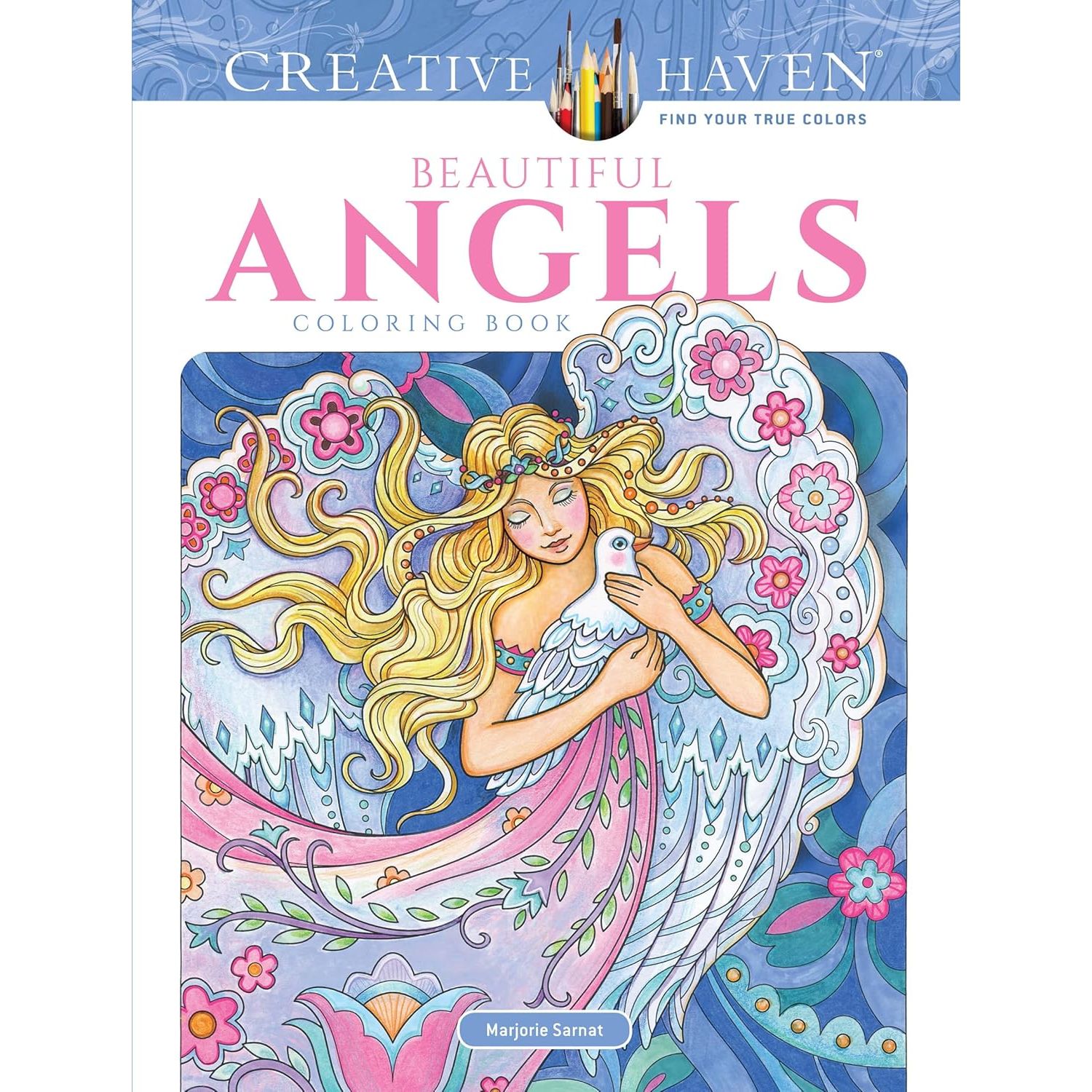 

Creative Haven Beautiful Angels Coloring Book. Sarnat Marjorie