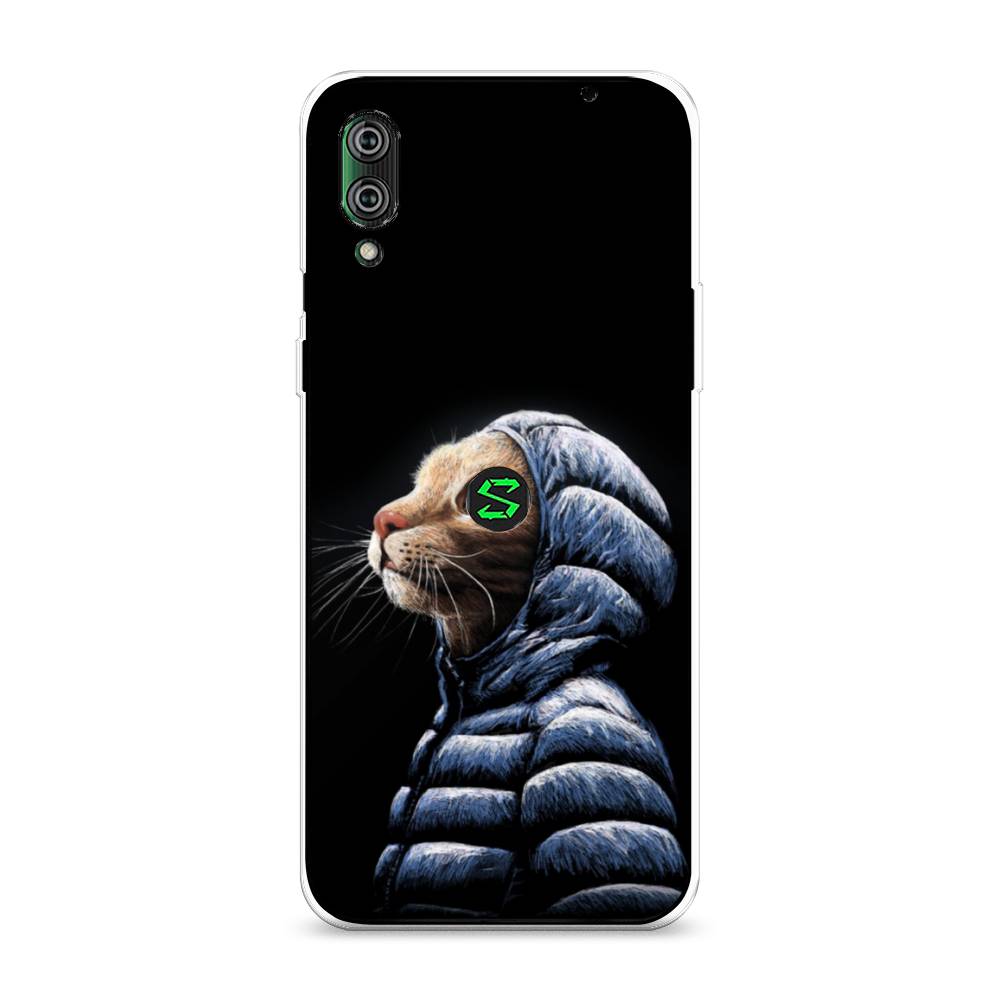 

Чехол Awog на Xiaomi Black Shark 2/2 Pro "Кот в капюшоне", Разноцветный, 36450-2