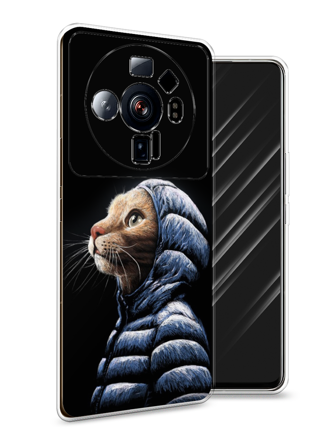 

Чехол Awog на Xiaomi 12S Ultra "Кот в капюшоне", Разноцветный, 314550-2