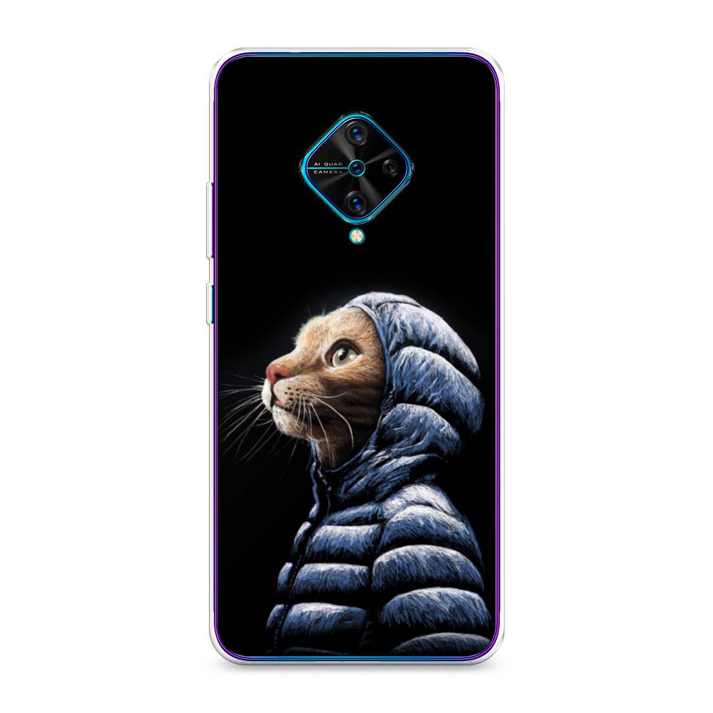 

Чехол Awog на Vivo Y9s "Кот в капюшоне", Разноцветный, 262450-2