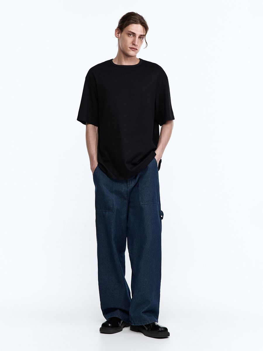 

Футболка мужская Befree 2413120006-50 черная M, Черный, 2413120006-50