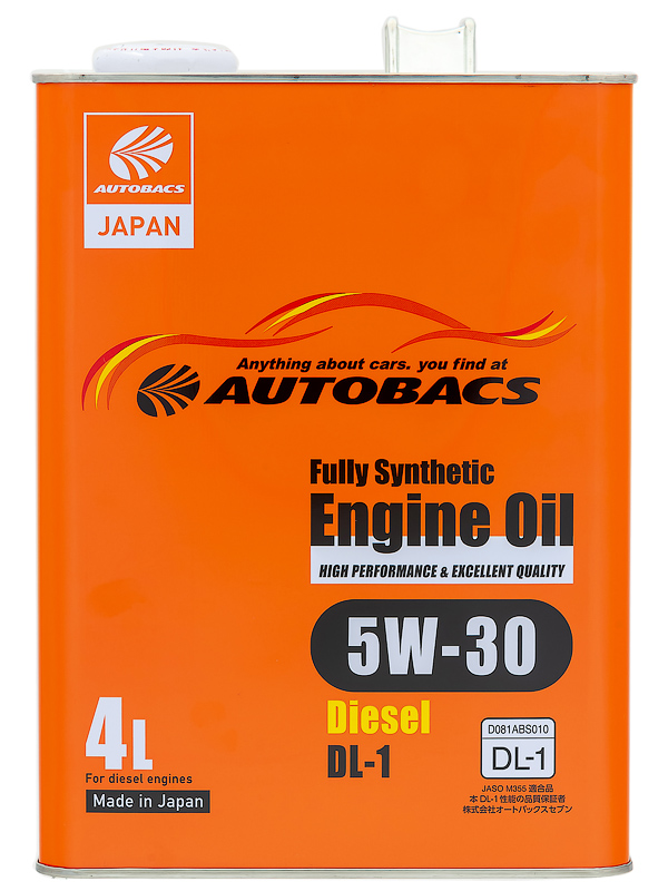 Масло моторное AUTOBACS ENGINE OIL FS DIESEL DL-1 5W30 (4л)