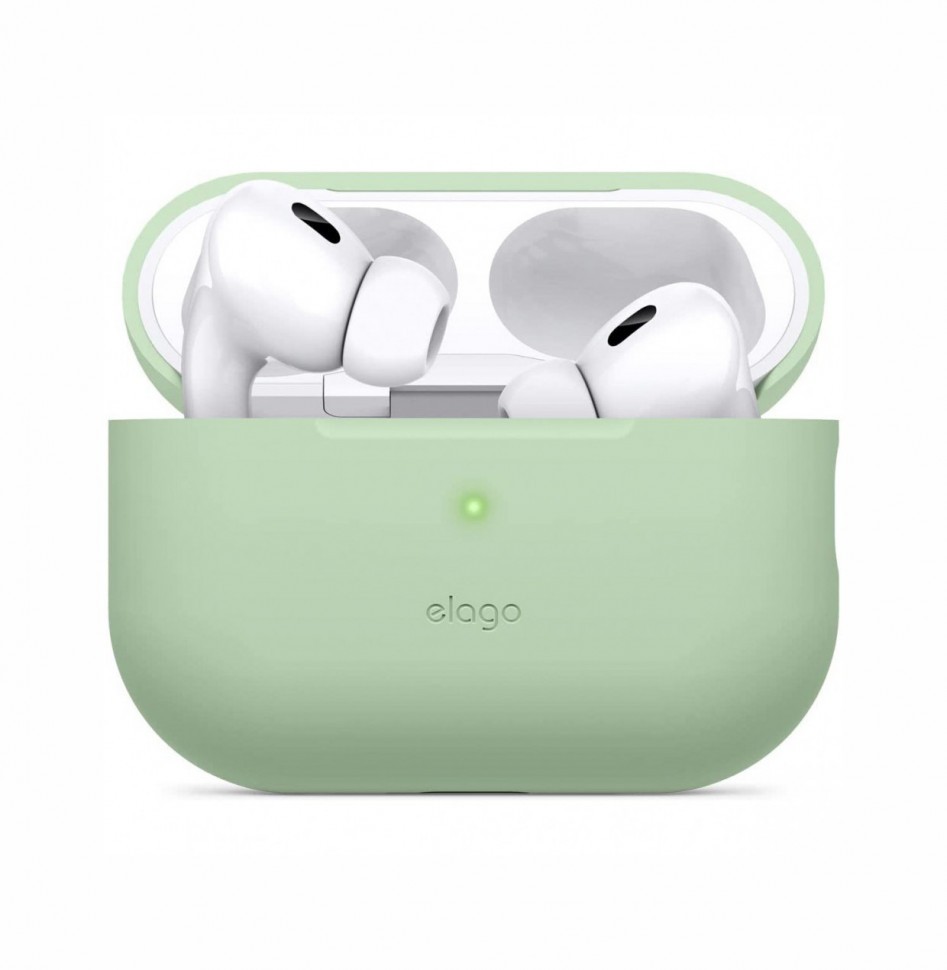 фото Чехол elago silicone case для airpods pro 2, пастельный зеленый (eapp2sc-ba-pgr)