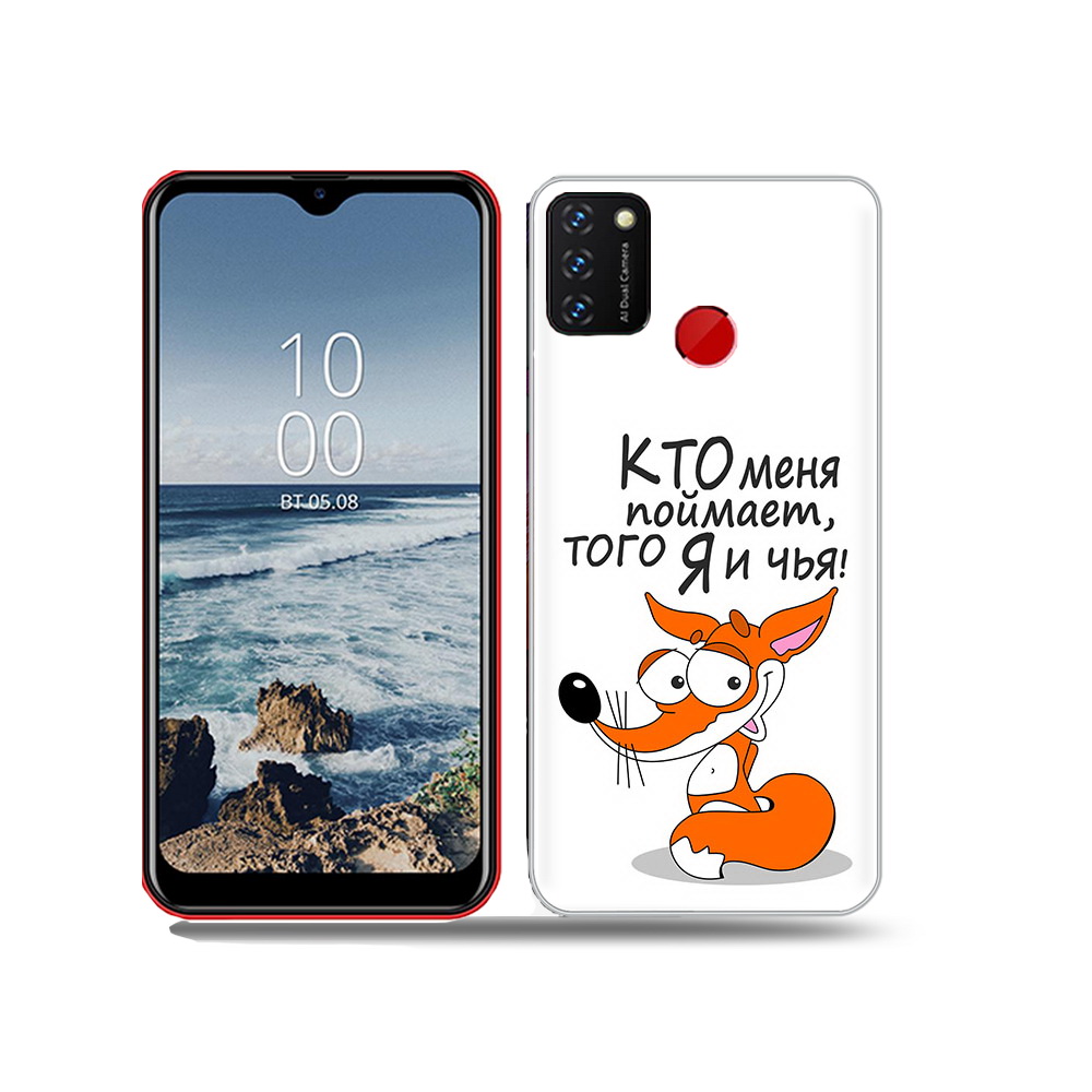 

Чехол MyPads Tocco для BQ 6631G Surf Кто меня поймает того я и чья, Прозрачный, Tocco