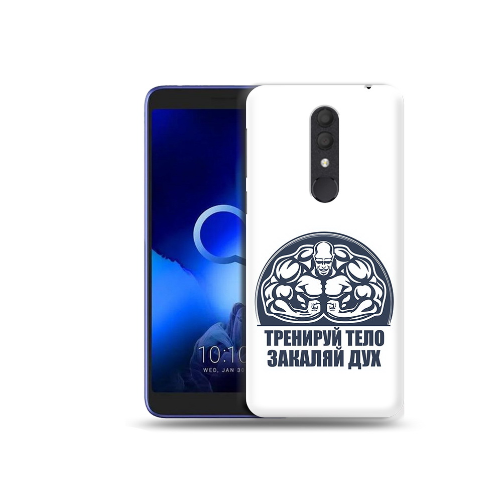 

Чехол MyPads Tocco для Alcatel 1X бодибилдинг закаляй дух (PT133941.659.234), Прозрачный, Tocco
