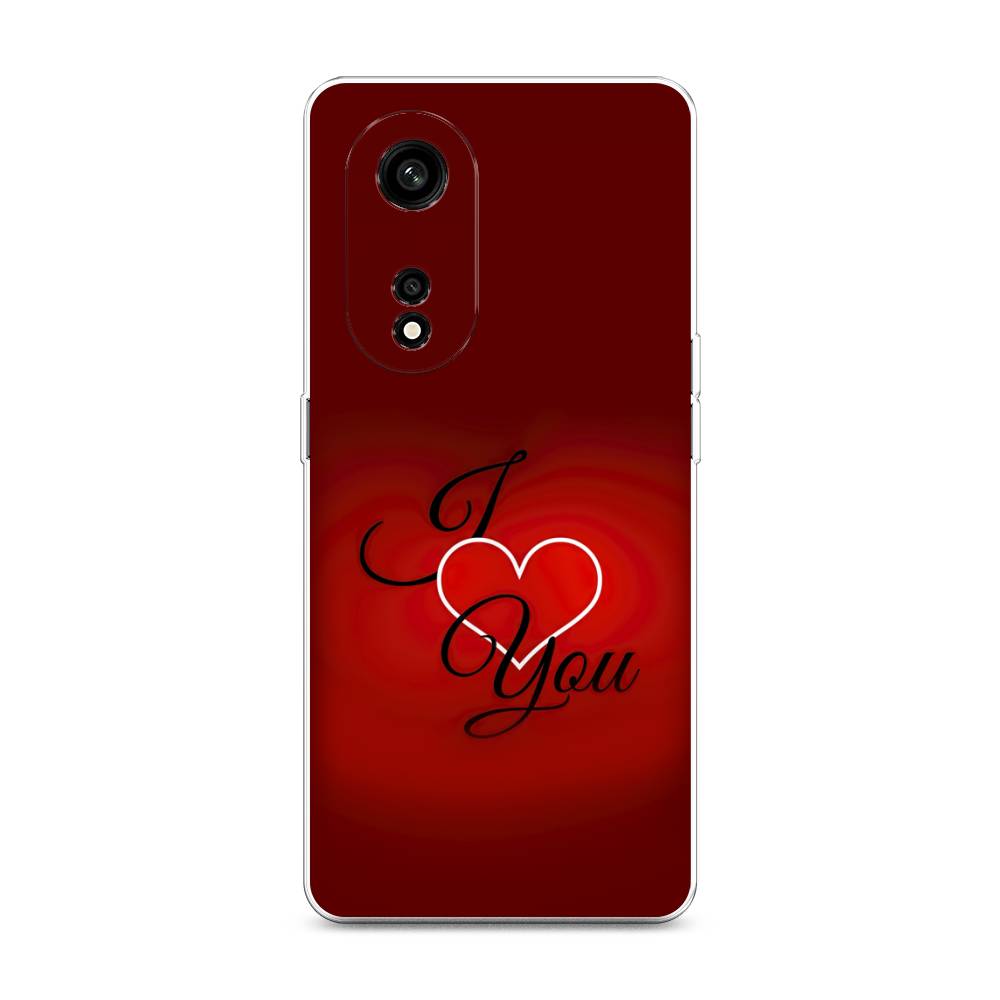 

Чехол Awog на Oppo A1 Pro "I love you 3", Красный;черный, 2512250-6