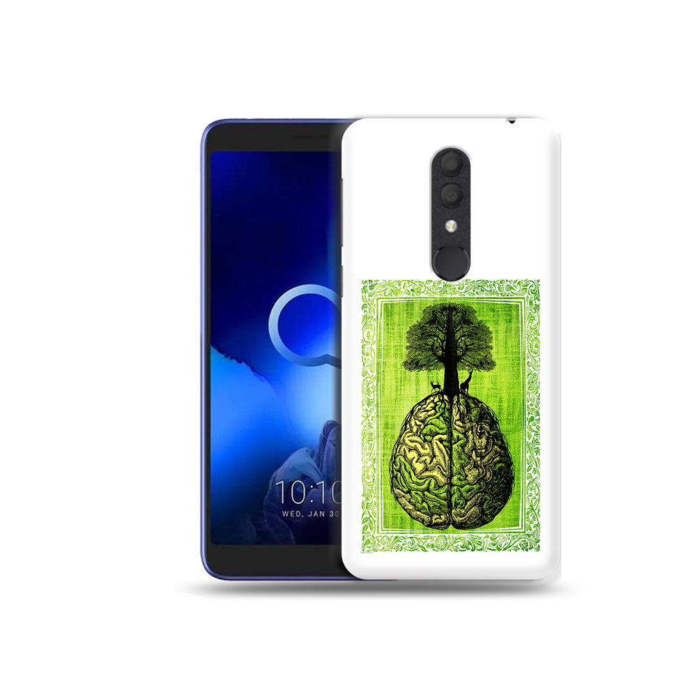 

Чехол MyPads Tocco для Alcatel 1X абстракция здоровый мозг (PT133941.659.211), Прозрачный, Tocco