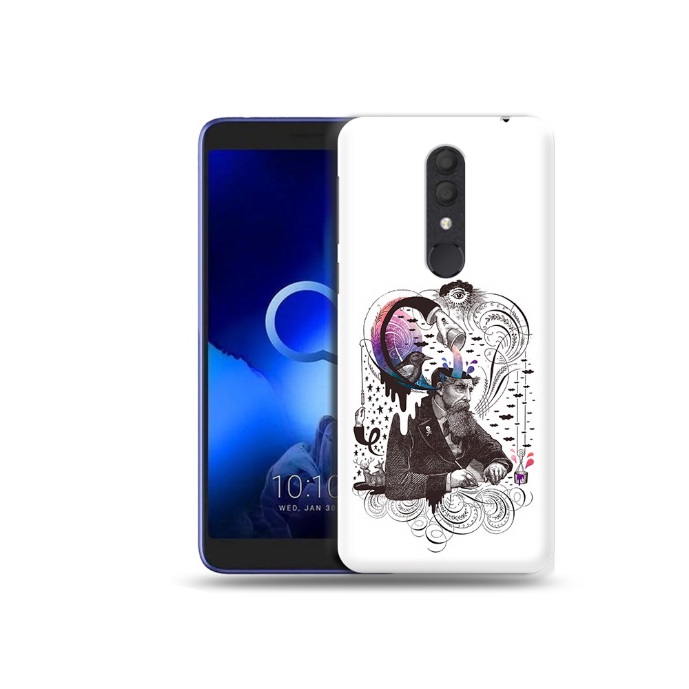 

Чехол MyPads Tocco для Alcatel 1X абстракция думающий мужчина (PT133941.659.210), Прозрачный, Tocco