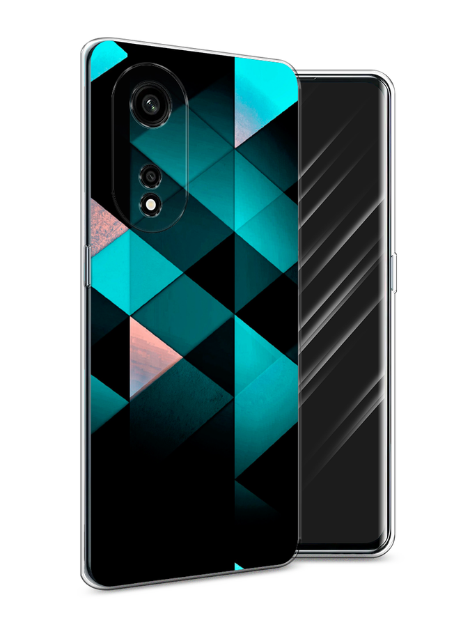 

Чехол Awog на Oppo A1 Pro "Геометрия 16", Голубой;черный, 2512250-3