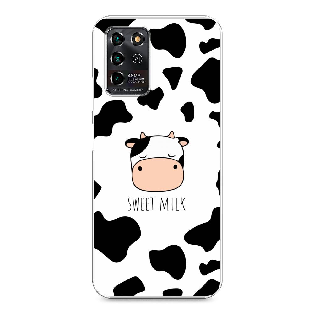 

Чехол для ZTE Blade V30 Vita "Sweet milk", Розовый;белый;черный, 135050-1